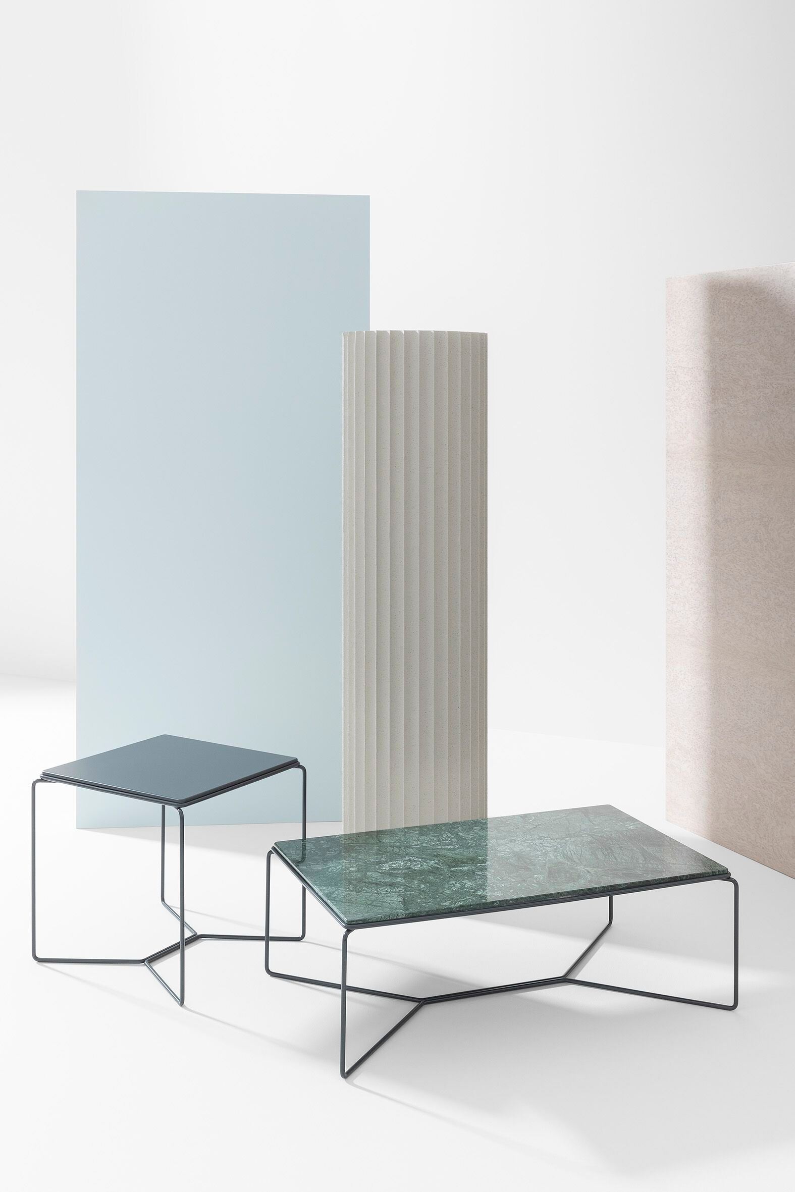 Стальной квадратный низкий журнальный столик Billiani ARCH-00108205 - Вид №4