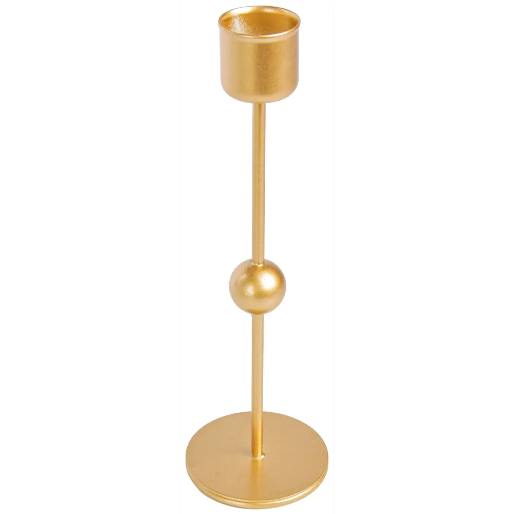 Подсвечник Comfort металл 20.5 см цвет золотой Santreyd STLM-2177835