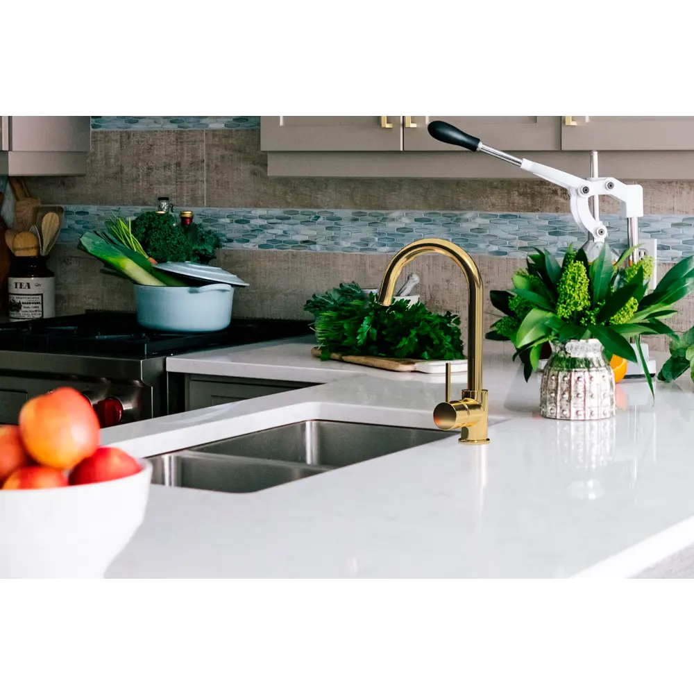 Смеситель для кухни Paini Cox 32.7 см цвет золотой STLM-2008292 - Вид №6