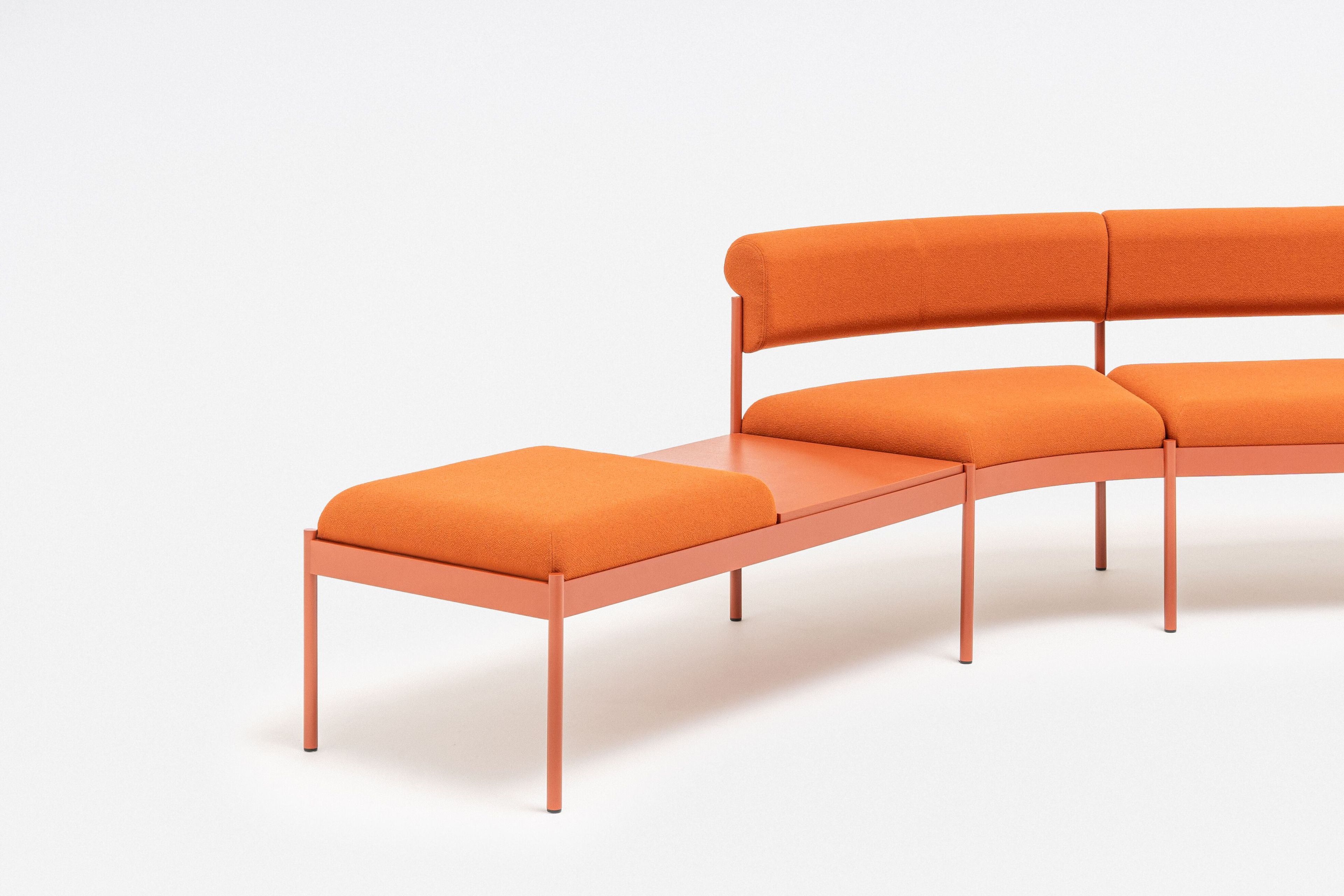 Модульная мягкая скамейка из ткани MDD NORA ARCH-00053948 - Вид №5