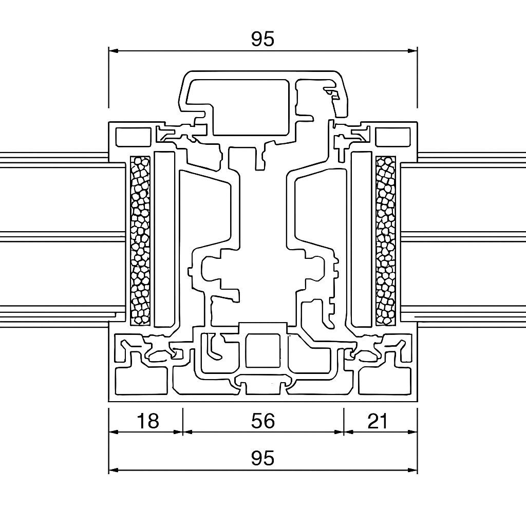 Окно с тройным остеклением из ПВХ Schulz Italia EXTREME ARCH-00072847 - Вид №3