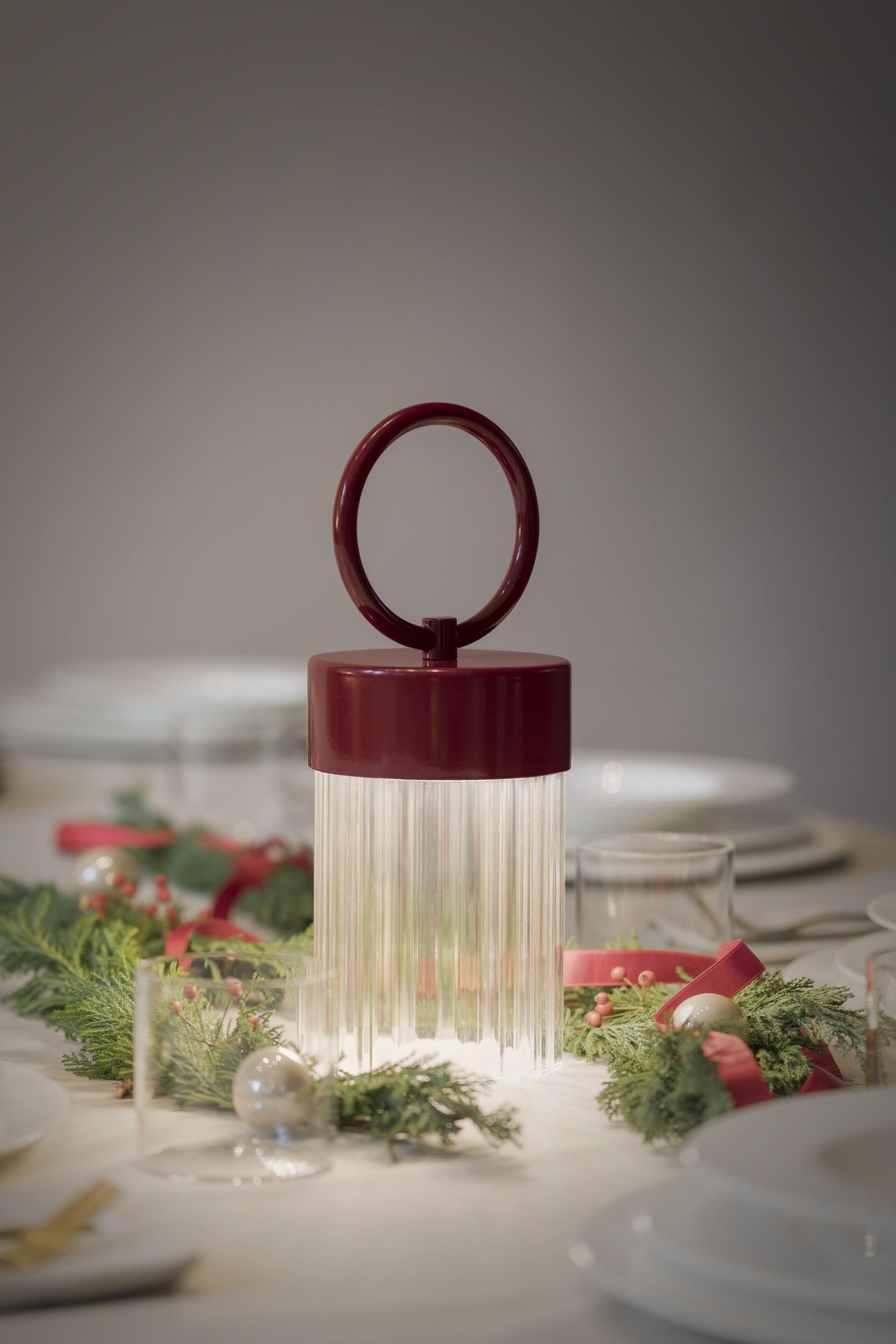 Светодиодная настольная лампа из плексигласа® с USB-зарядкой Contardi CLARETTA ARCH-00101103 - Вид №6