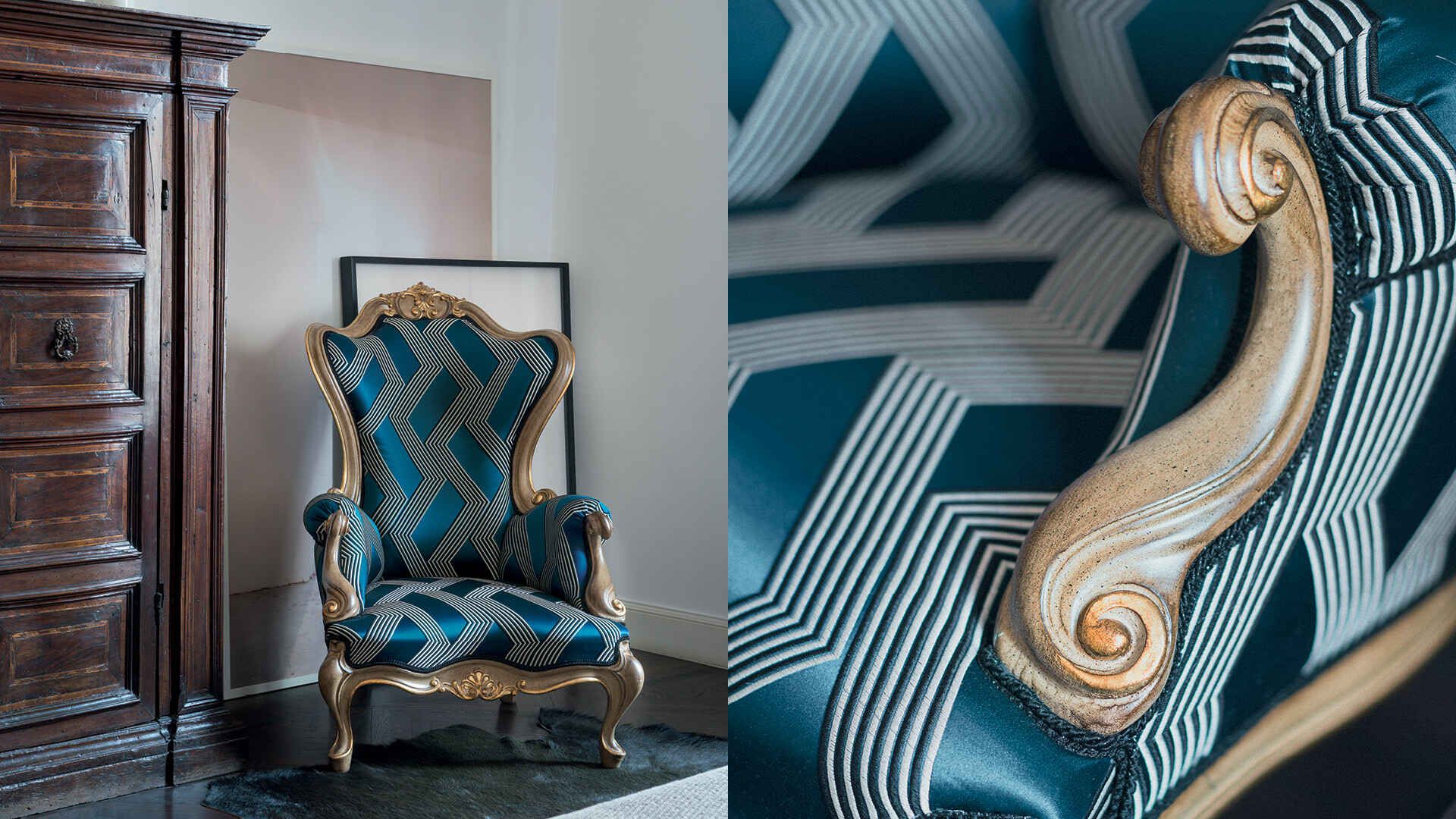 Кресло в стиле барокко ANGELO CAPPELLINI New Classic Interiors ARCH-00048780 - Вид №1