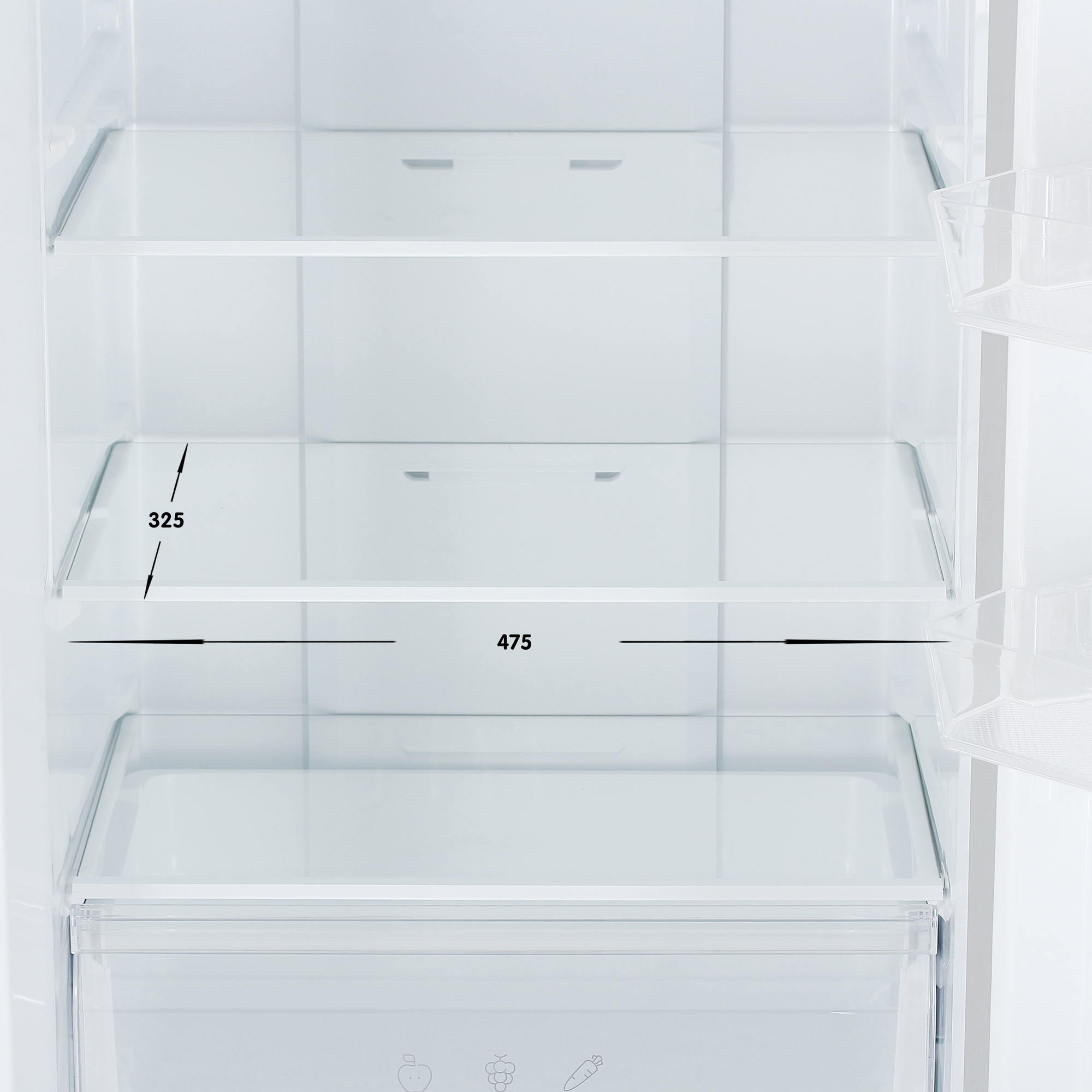 9263058 Холодильник с морозильником   DEXP B4-34AMA серебристый STDN-0122292 - Вид №8