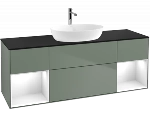 Villeroy&Boch Тумба под раковину Прямоугольная версия F862GFGM Finion Olive Matt Lacquer