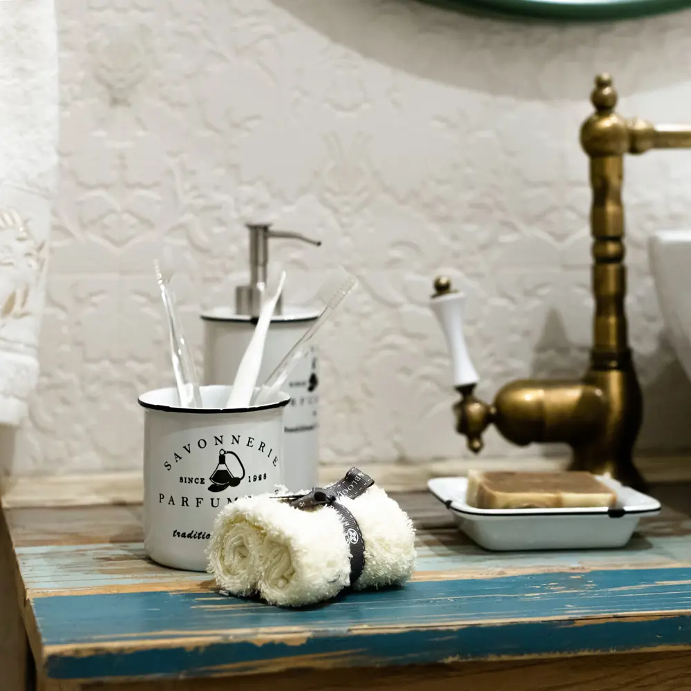 Дозатор для жидкого мыла Wess Parfumer цвет белый чёрный STLM-2012639 - Вид №4