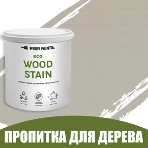 91307202 Пропитка для дерева с воском для наружных работ Profipaints Eco Wood Stain 0.9л Береста 91307202 Пропитка для дерева с воском для наружных работ Profipaints Eco Wood Stain 0.9л Береста