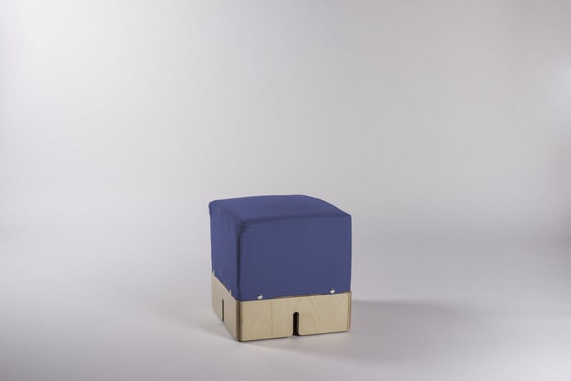 Модульный квадратный пуф из ткани KEIGIO® KEIGIO® 36X36 ARCH-00048151 - Вид №11