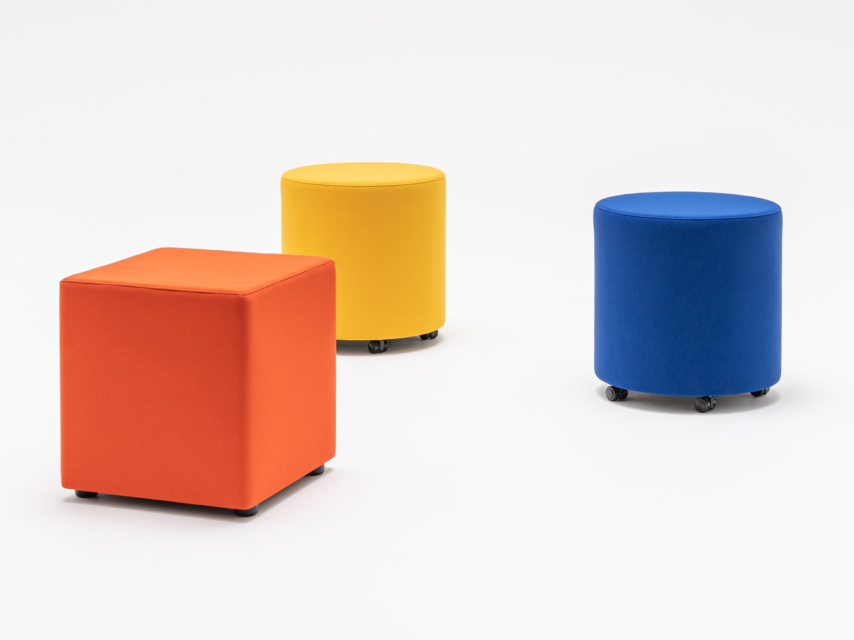 Круглый пуф из ткани MDD Mix ARCH-00032658 - Вид №12