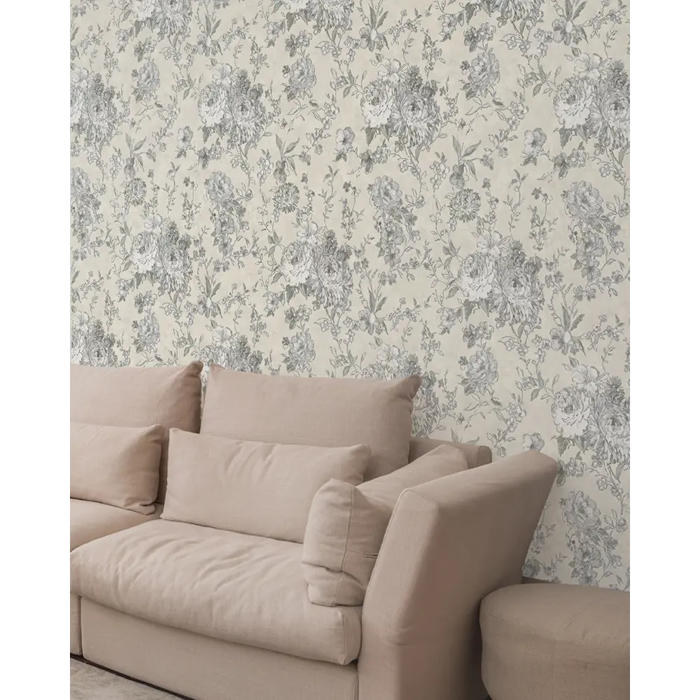 Обои флизелиновые Bohemia светло-серые 1.06x10 м 102500 SOLO STLM-2085332 - Вид №2