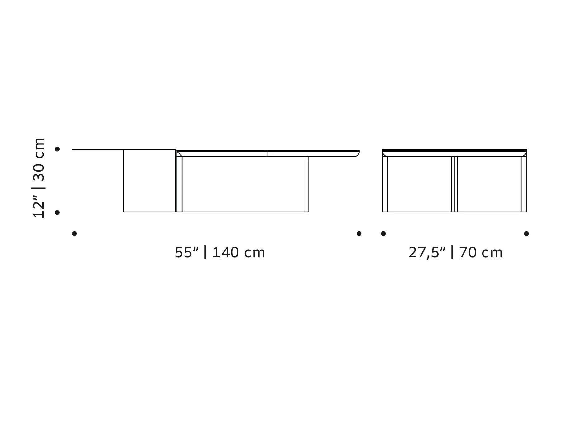 Журнальный столик из травертина Mambo Unlimited Ideas DUPLEX ARCH-00092476 - Вид №9