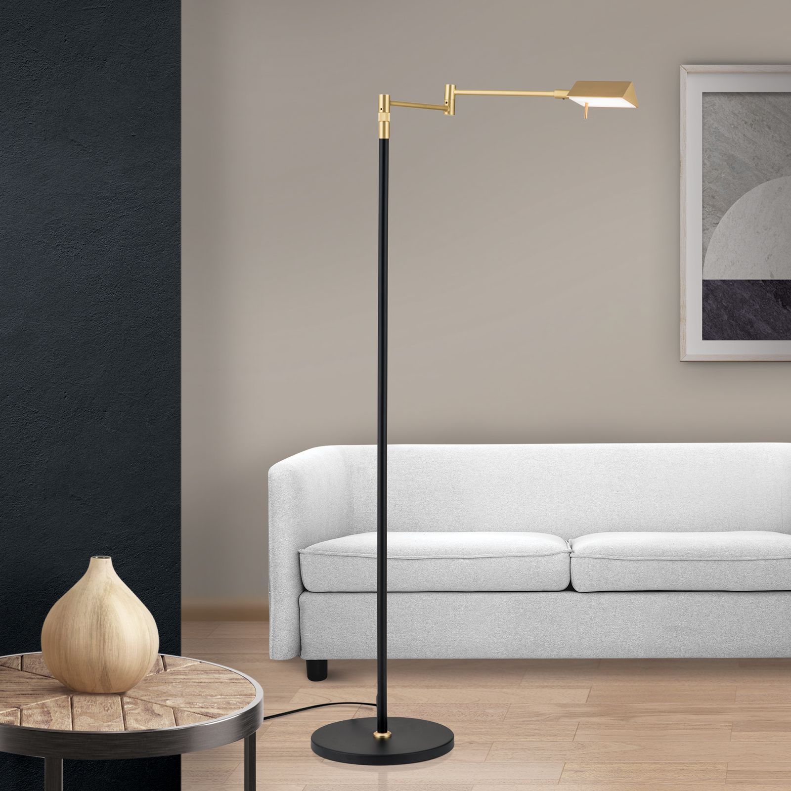 Регулируемая металлическая светодиодная напольная лампа Orion Бостон ARCH-00087825 - Вид №4