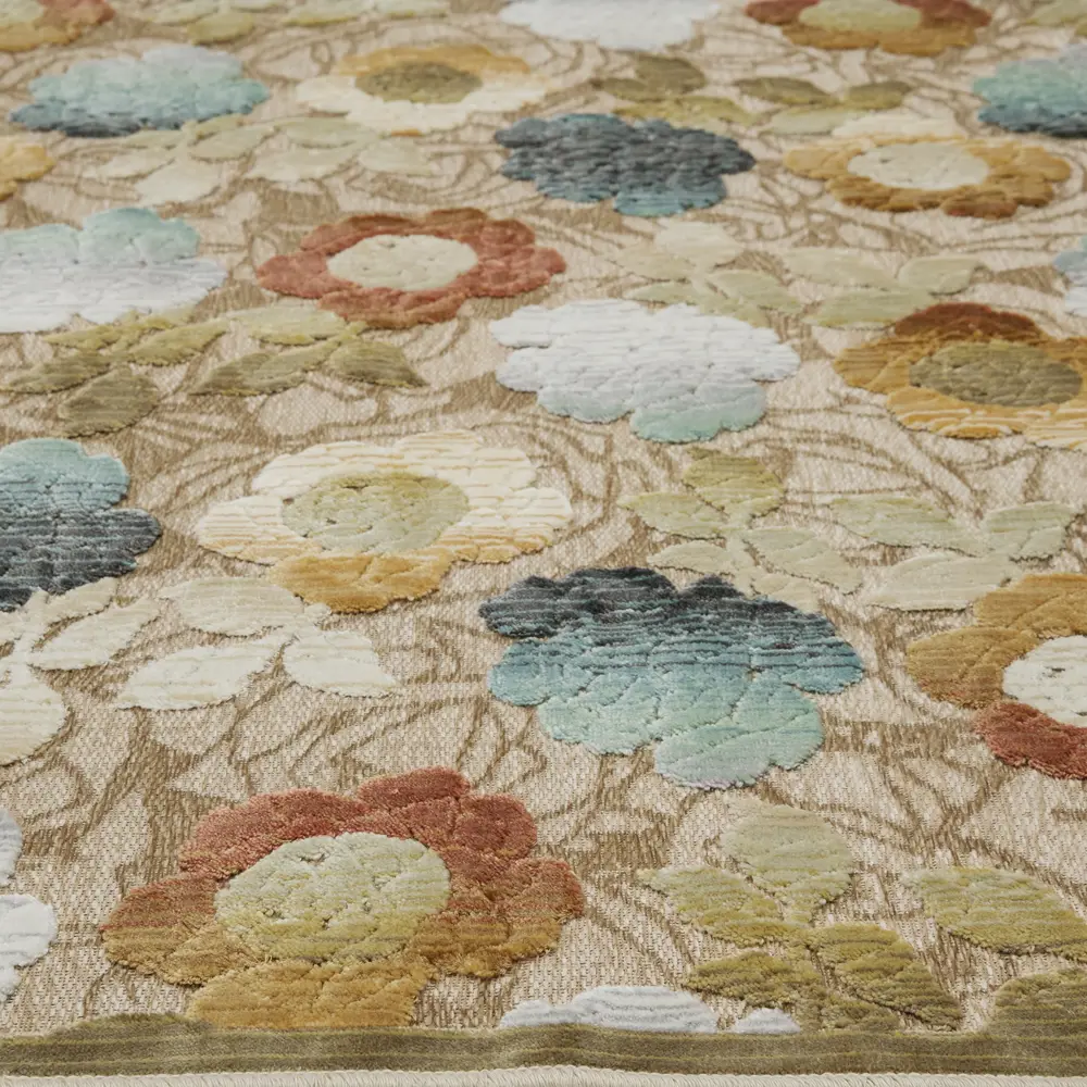 Ковер вискоза Симфония/27Z 120x180 см цвет мультиколор CTIM STLM-2143653 - Вид №4