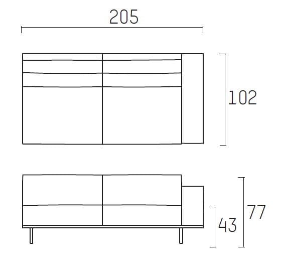 Секционный диван с огнестойкой обивкой Piet Boon DON living ARCH-00064056 - Вид №8