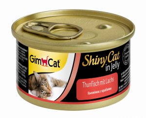 ПР0030888 Корм для кошек GimCat Shiny Cat, Цыпленок, крабы конс.70г GIMBORN