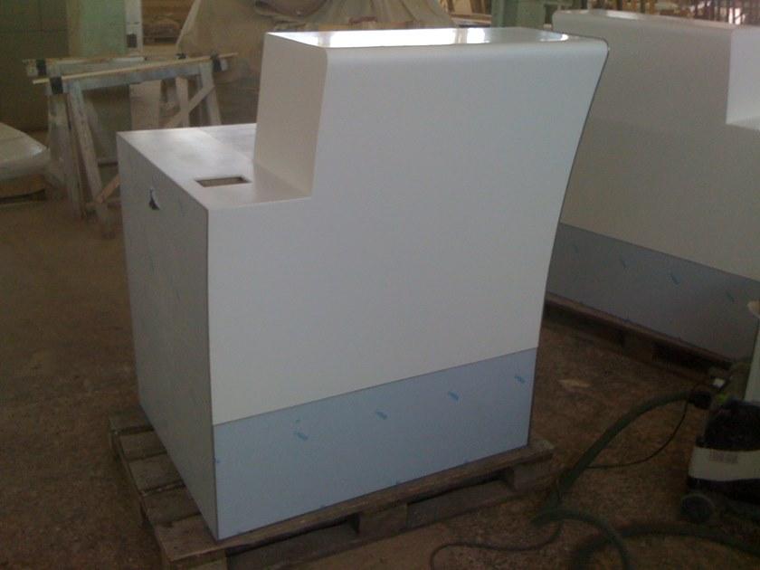 Ondulina Design Стойка администратора из Corian® sun-id-1378750 - Вид №3
