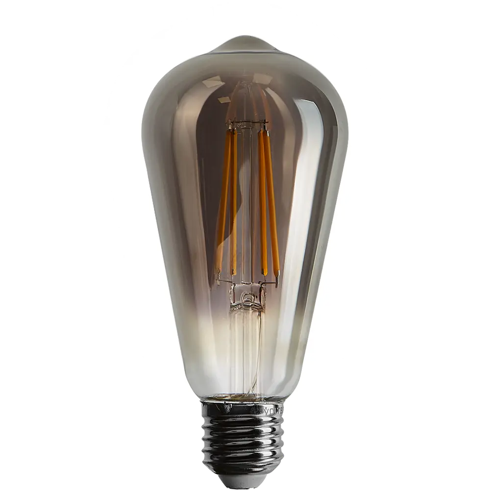 Декоративная филаментная лампа Voltega ST64 дымчатая Эдисон 7Вт E27 89346003 STLM-1497595 - Вид №1