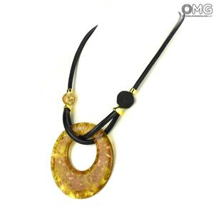 4755 ORIGINALMURANOGLASS Ожерелье с венецианскими бусинами Zattere 100 см