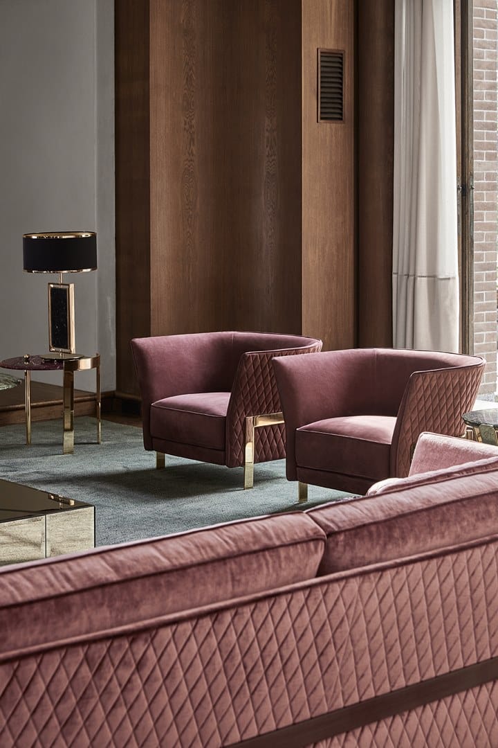 Тканевое кресло с подлокотниками OPERA CONTEMPORARY Cosmo ARCH-00067788 - Вид №1