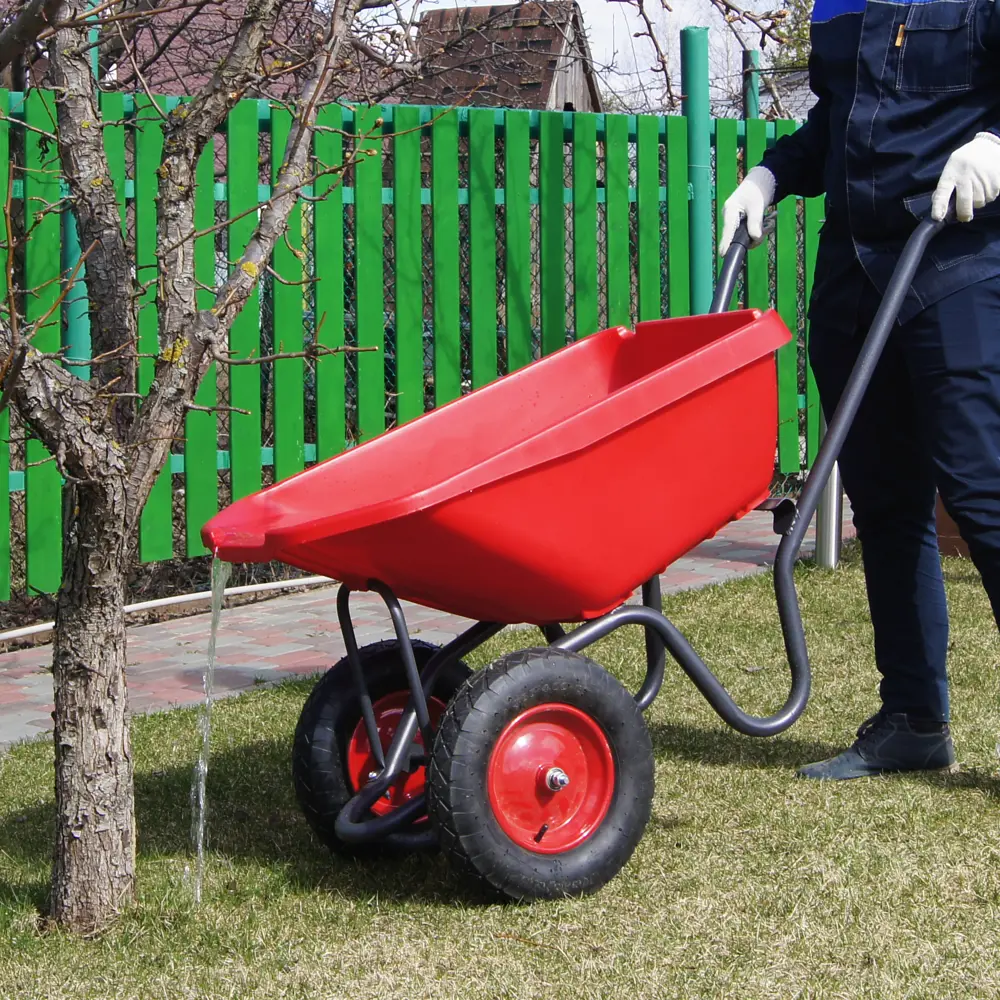 Тачка садовая двухколесная 250 кг/110 л 82532725 STLM-2161538 Santreyd  - Вид №3