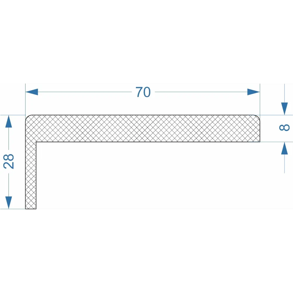Телескопический наличник ELDORF Мейджик 2150x70x8 мм ПВХ серый 89404946 STLM-1566368 - Вид №2
