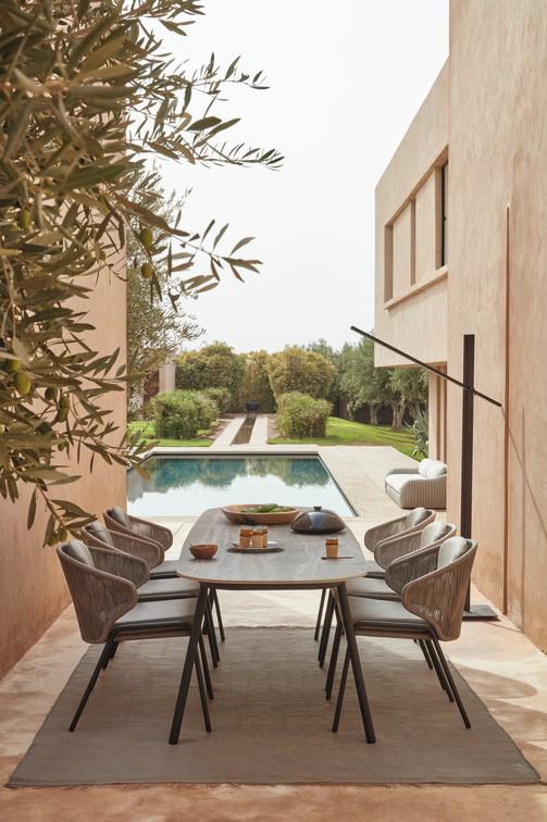 MNST09 Стул лава бронза Manutti Radius - Вид №15