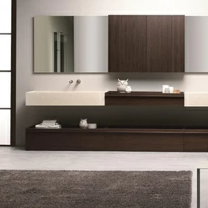 Toscoquattro Комплект мебели для ванной 04 PIANO темный вяз