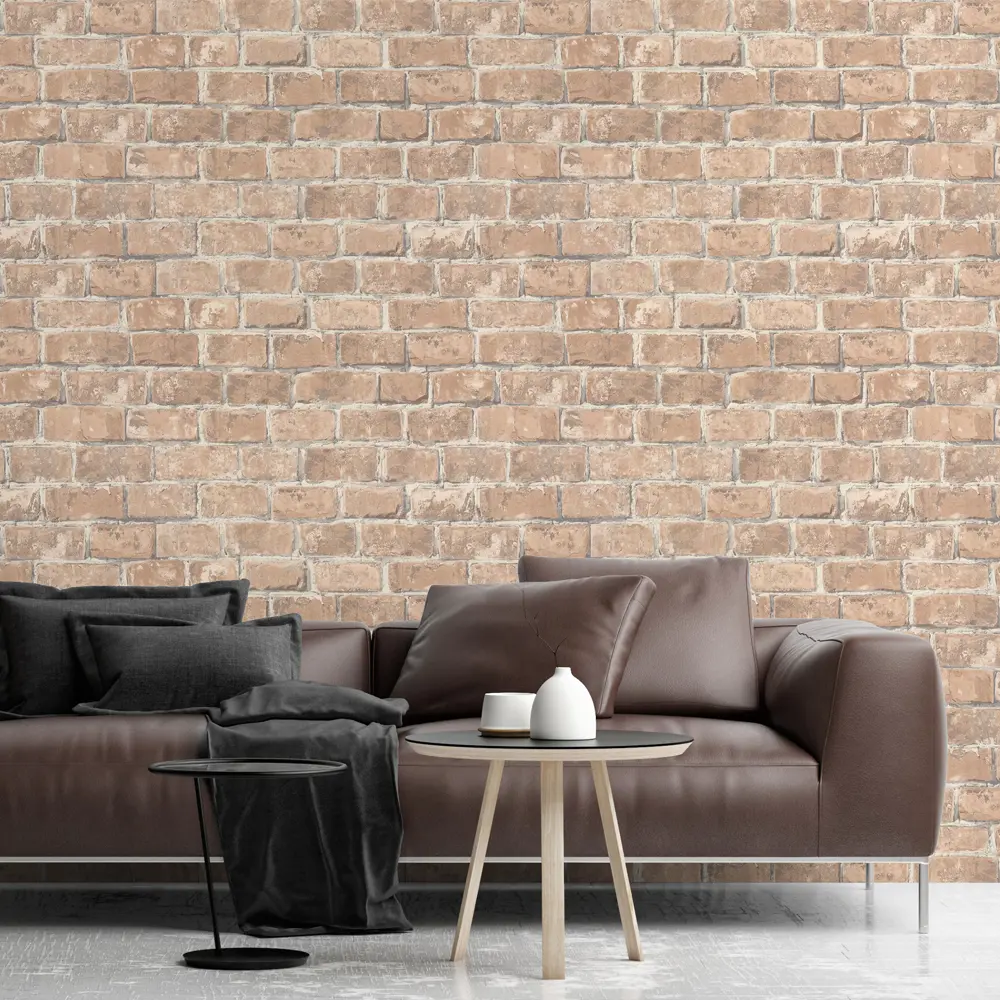 Обои флизелиновые Inspire Rock коричневые 1.06 м Trench 5 STLM-2051450 - Вид №3