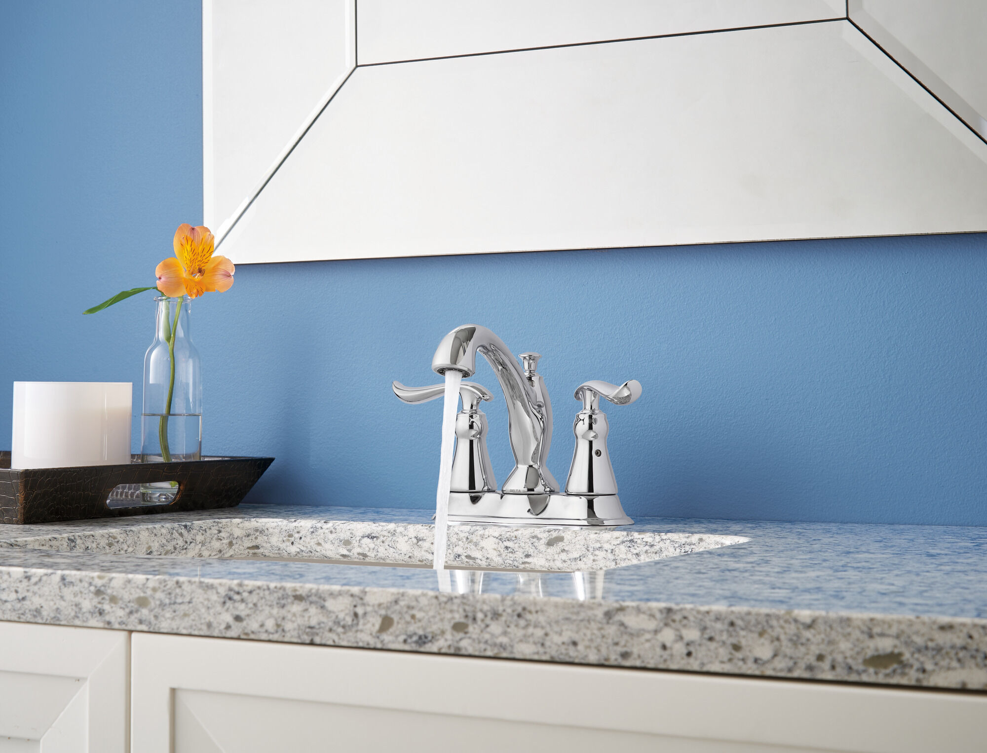 2594-MPU-DST Смеситель для ванной комнаты с двумя ручками Delta Faucet Linden Хром  - Вид №4