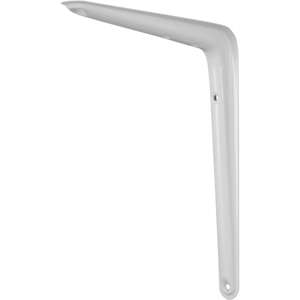 Кронштейн для полки №6 20x25 см нагрузка до 15 кг металл цвет белый LARVIJ STLM-2111141