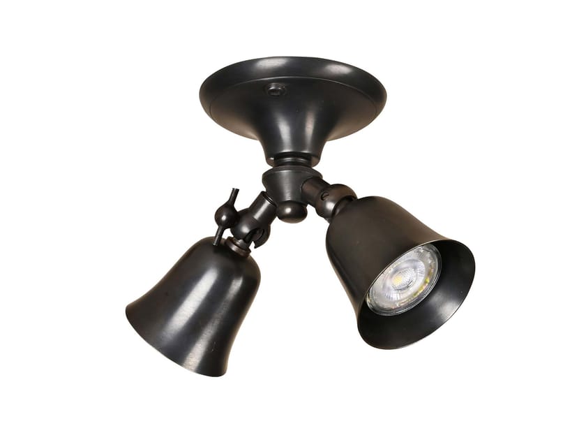 Регулируемая латунная светодиодная потолочная лампа Authentage Lighting Fleure Twin ARCH-00152908