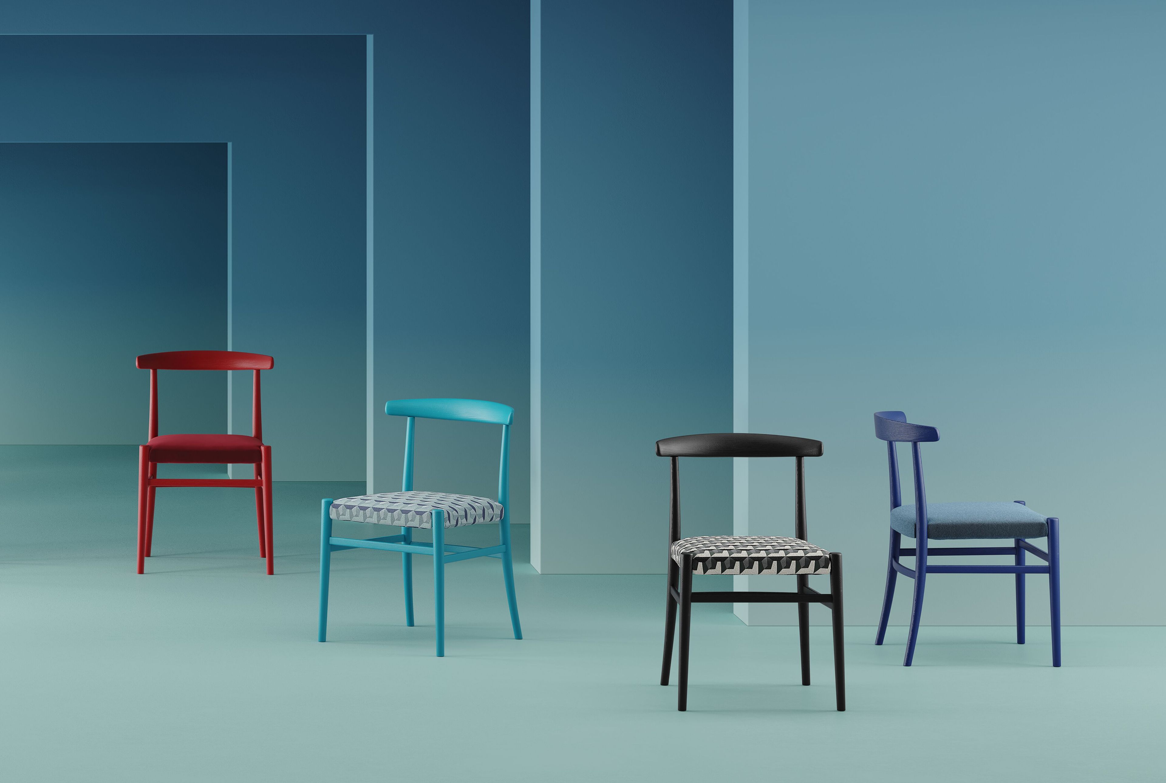 Мягкий стул из ясеня с открытой спинкой Casamilano ZOE ARCH-00022468 - Вид №7