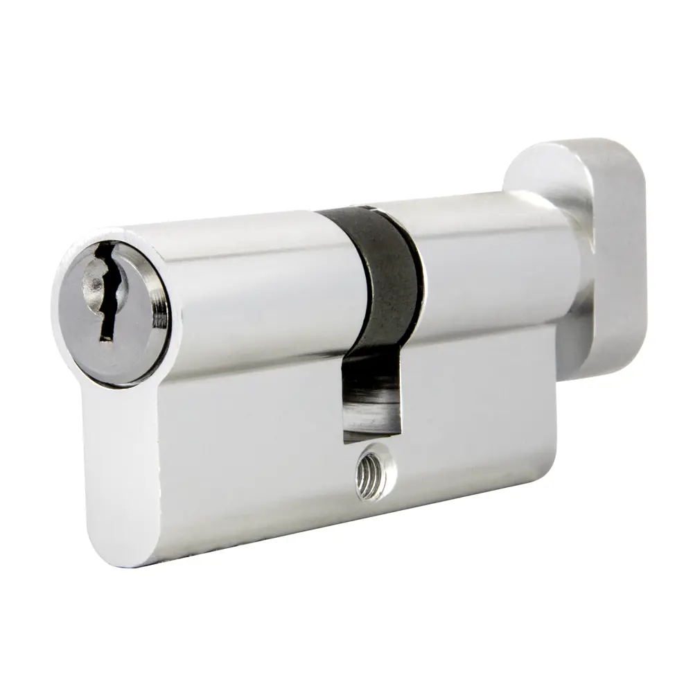 AJAX Цилиндр AX102/70 ключ-вертушка с хромированным покрытием 83738361 STLM-0044091