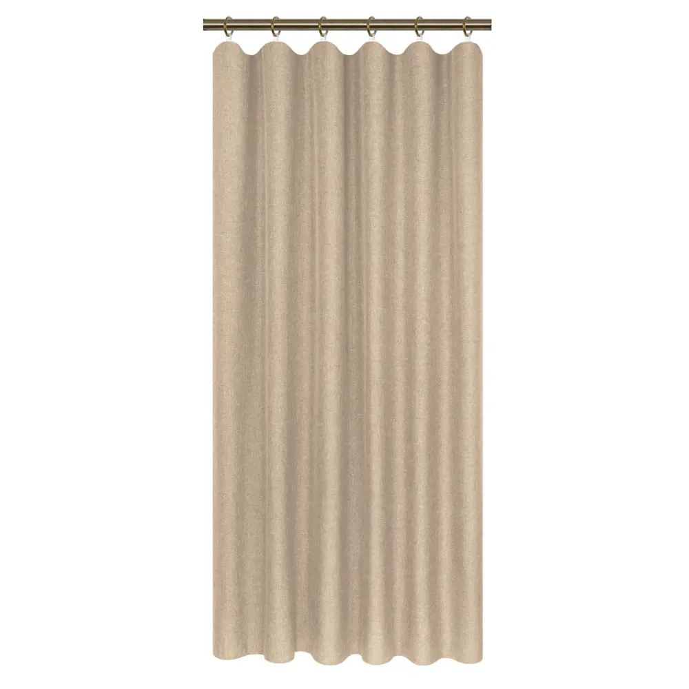 Штора на ленте «Савана» 145x260 см цвет бежевый LINEN WAY STLM-2146244