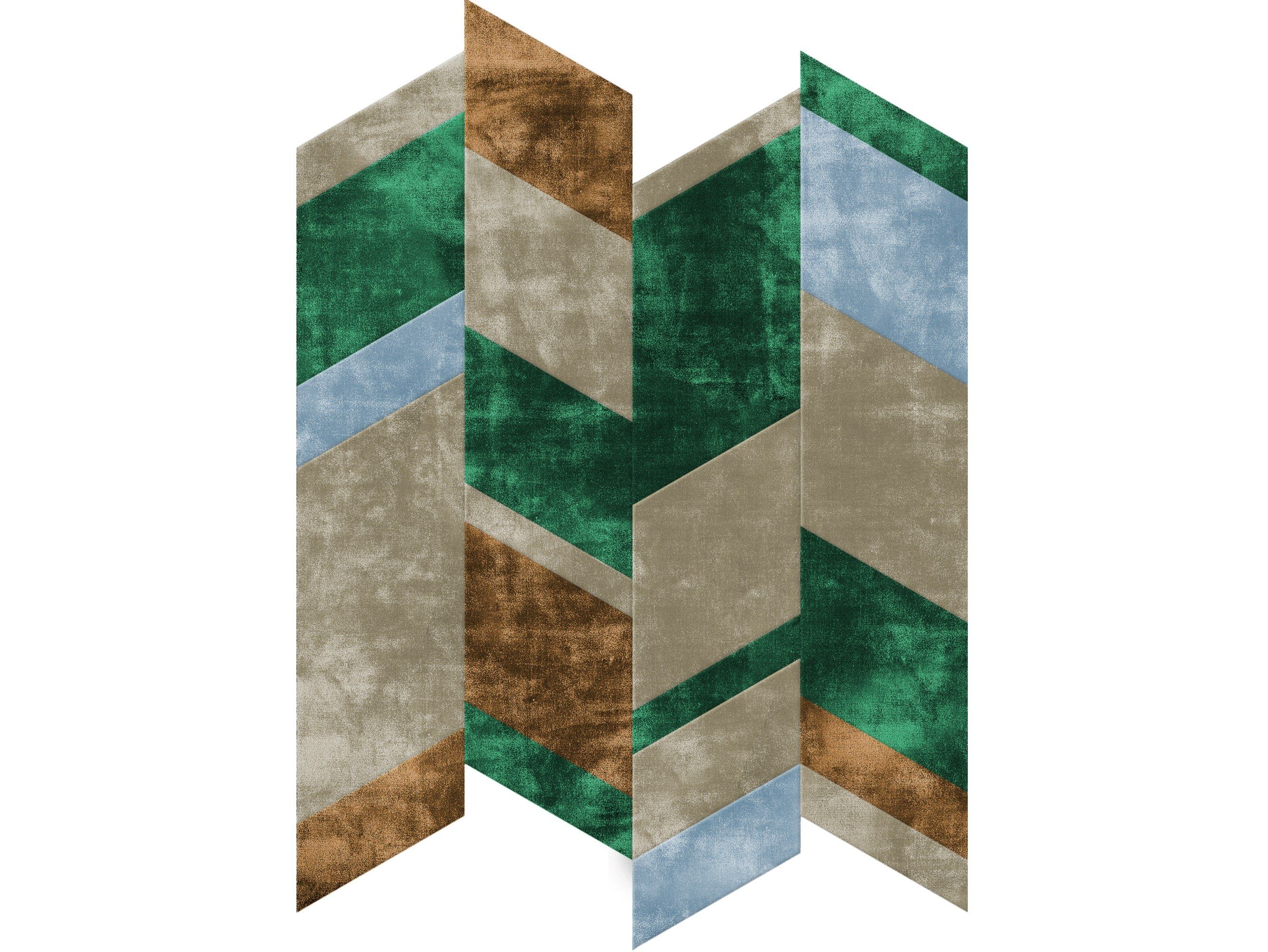 Ковер ручной работы из бамбукового волокна Sirecom Tappeti ARCH-00064444