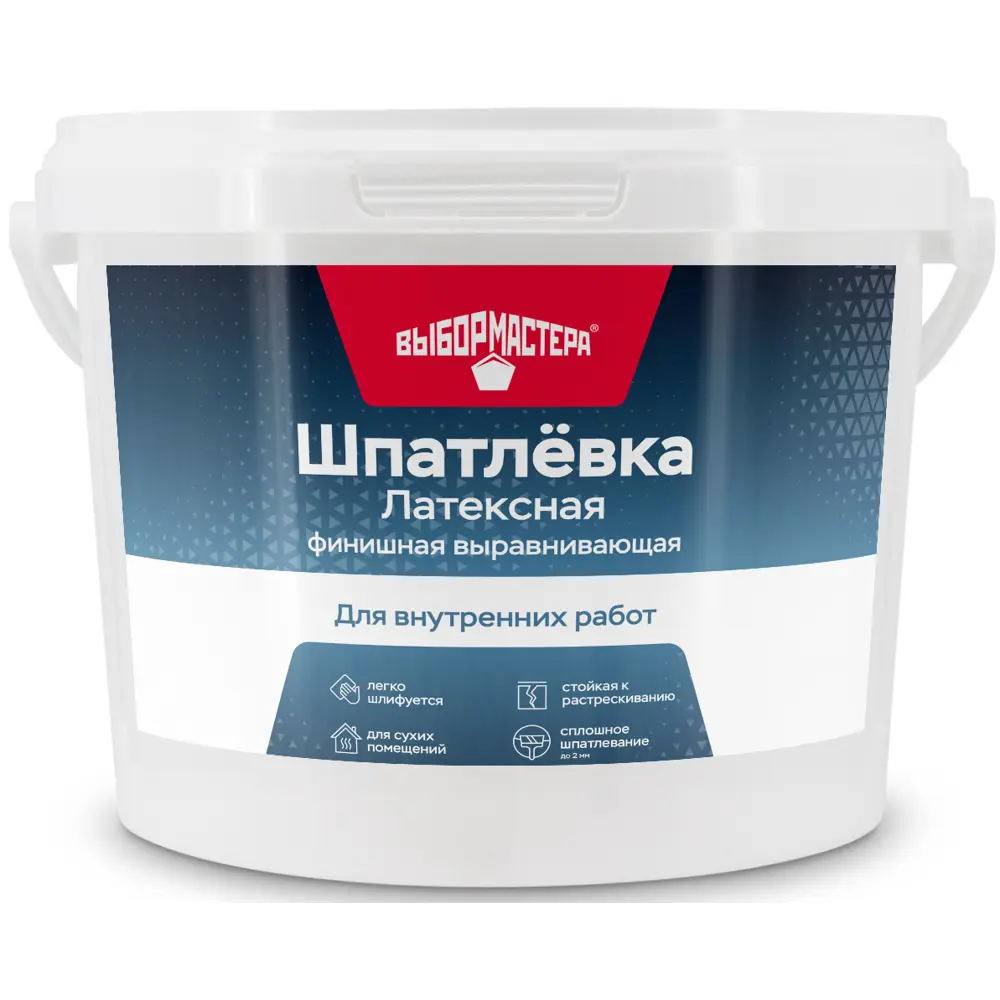 Шпаклевка латексная финишная Выбор мастера 3 кг цвет белый 89408990 STLM-2084155 