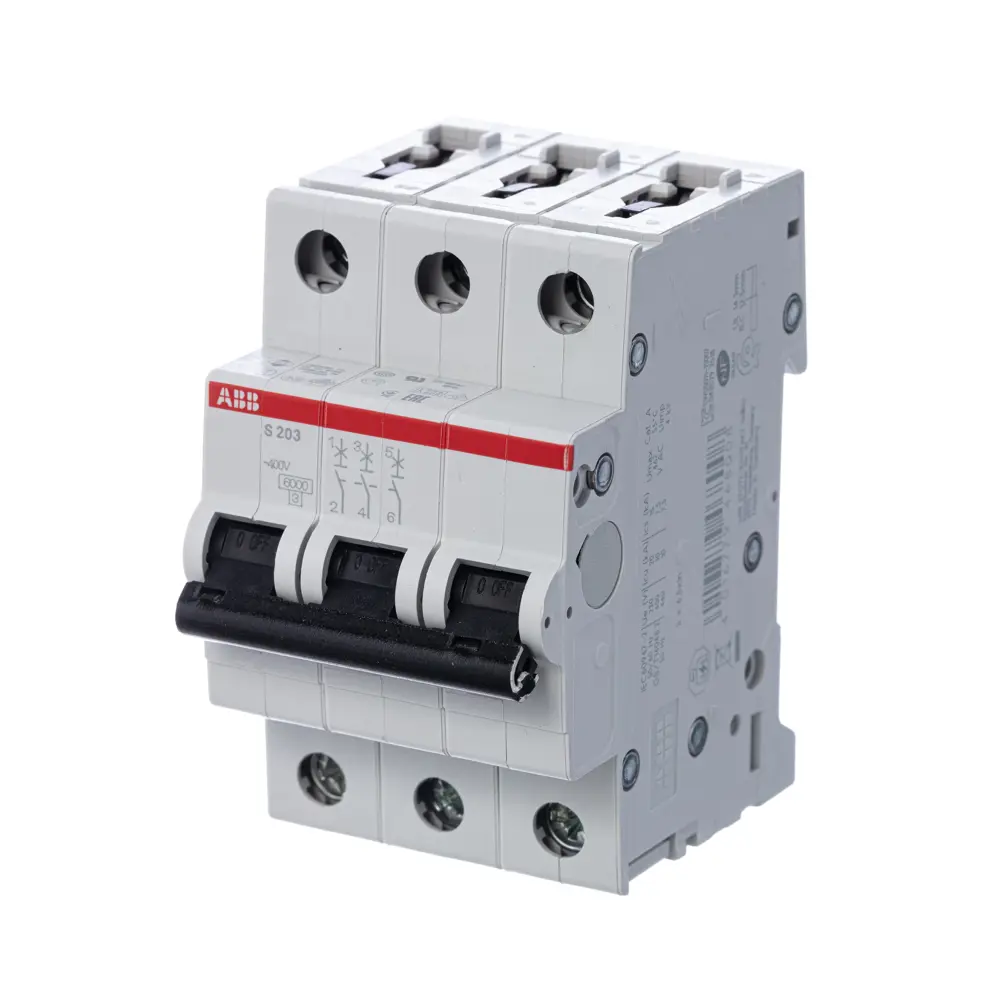 Автоматический выключатель ABB S203 3P C25 А 6 кА 2CDS253001R0254 STLM-2110544