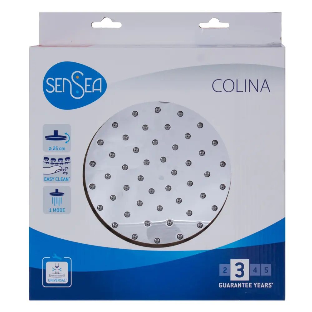 Лейка для душа Sensea Colina 25 см цвет хром STLM-2179509 - Вид №3