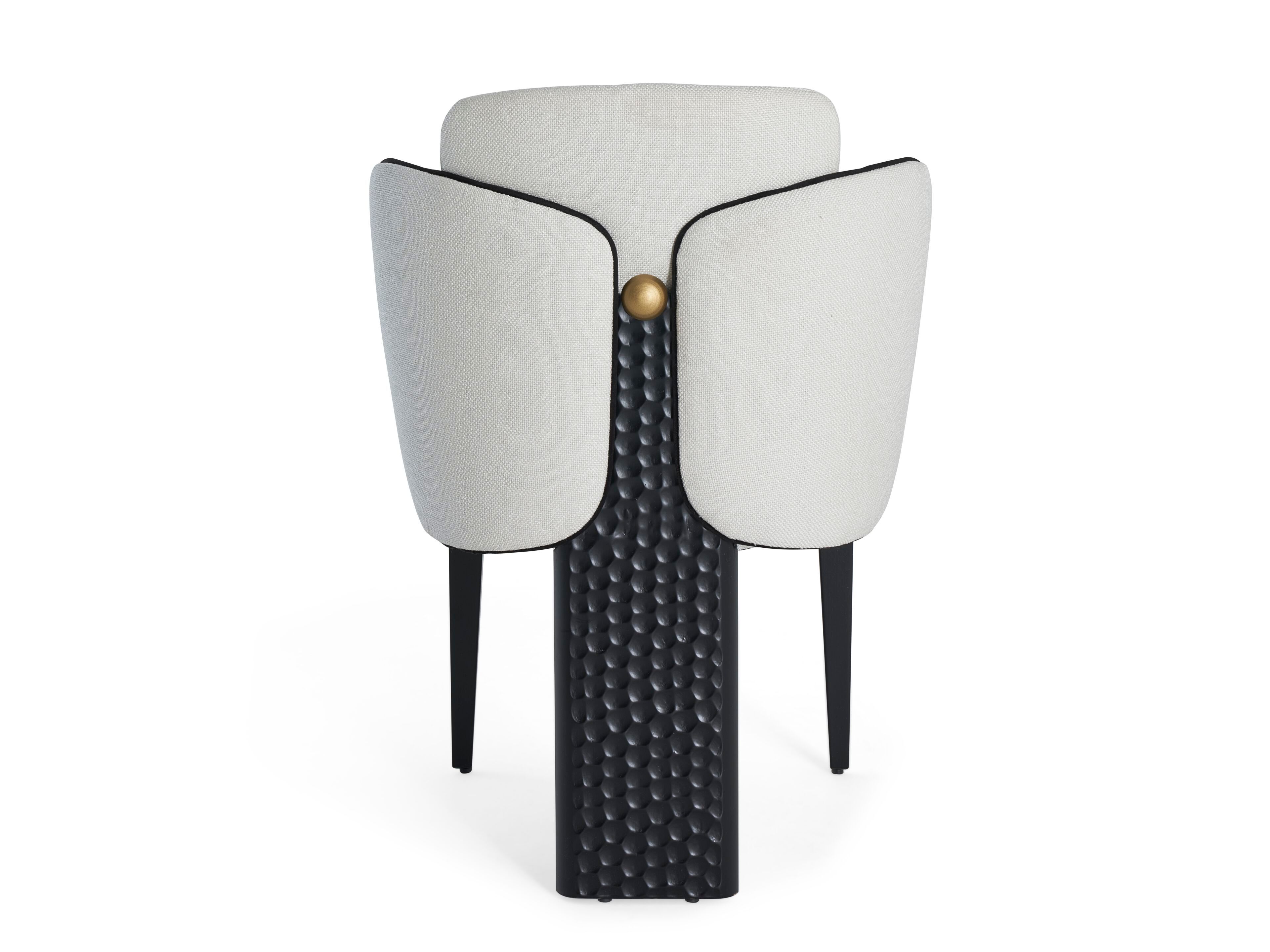 Мягкий стул из ткани NDESIGN Ezora ARCH-00141264 - Вид №1