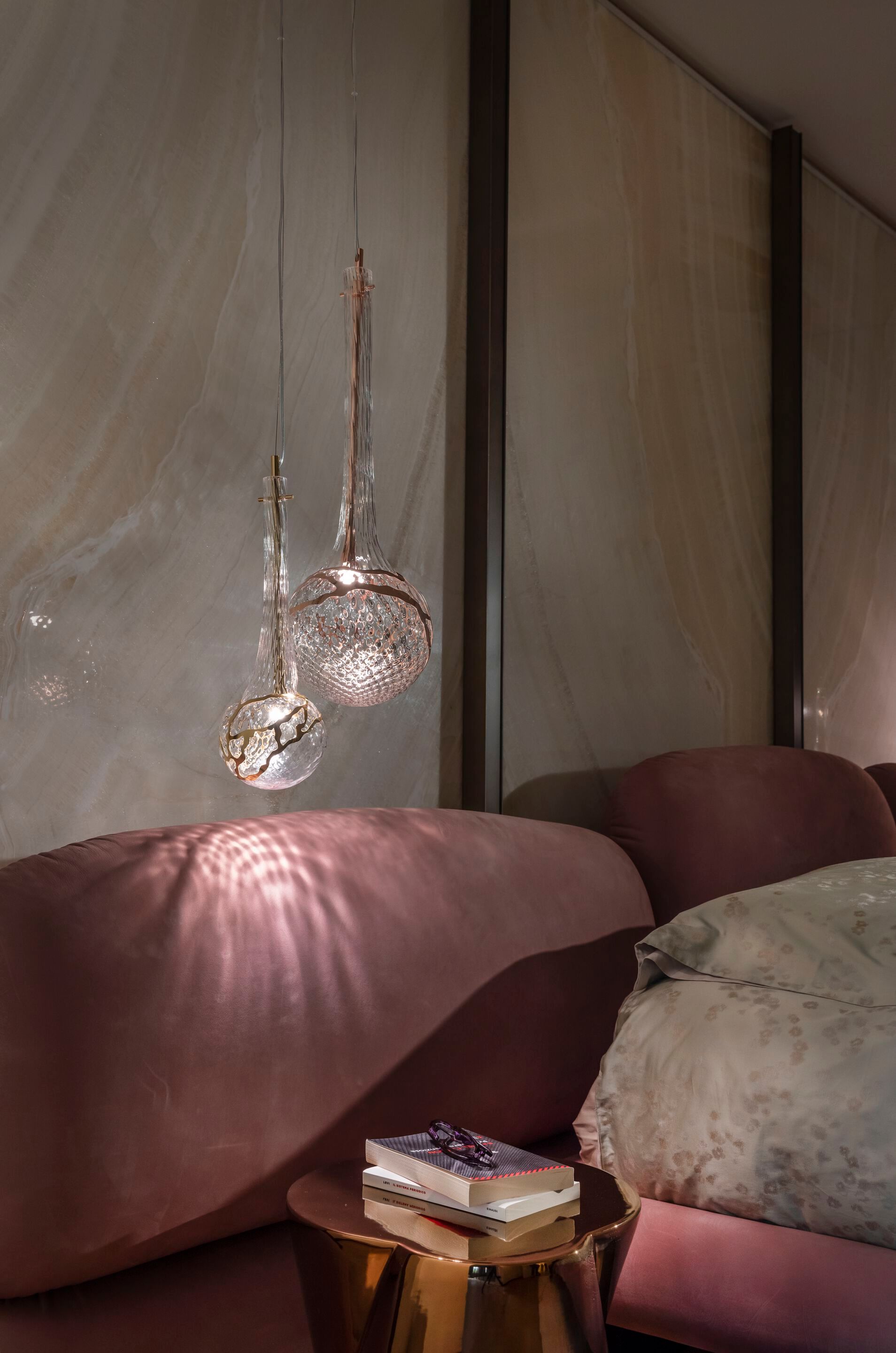 Люстра из дутого стекла Patrizia Volpato лунные капли ARCH-00023222 - Вид №2