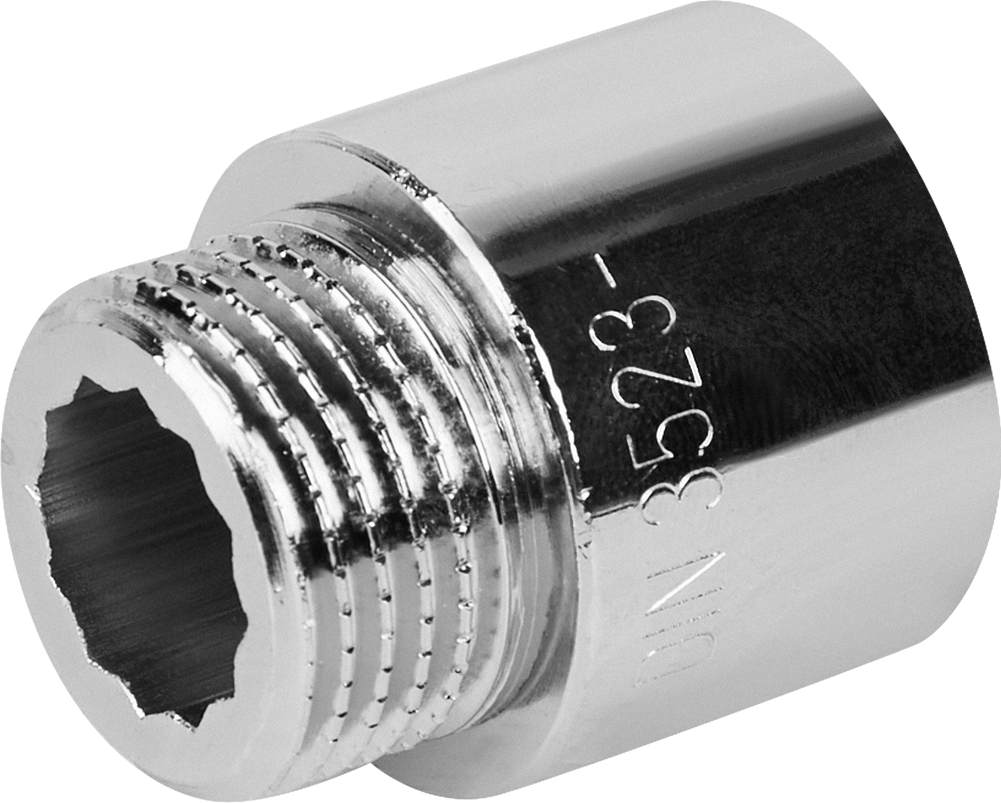 Удлинитель для труб STOUT 1/2"×20 мм хромированная латунь 82238763 STLM-0022611