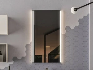 Cerasa Прямоугольное зеркало с bluetooth-подключением для ванной Segno