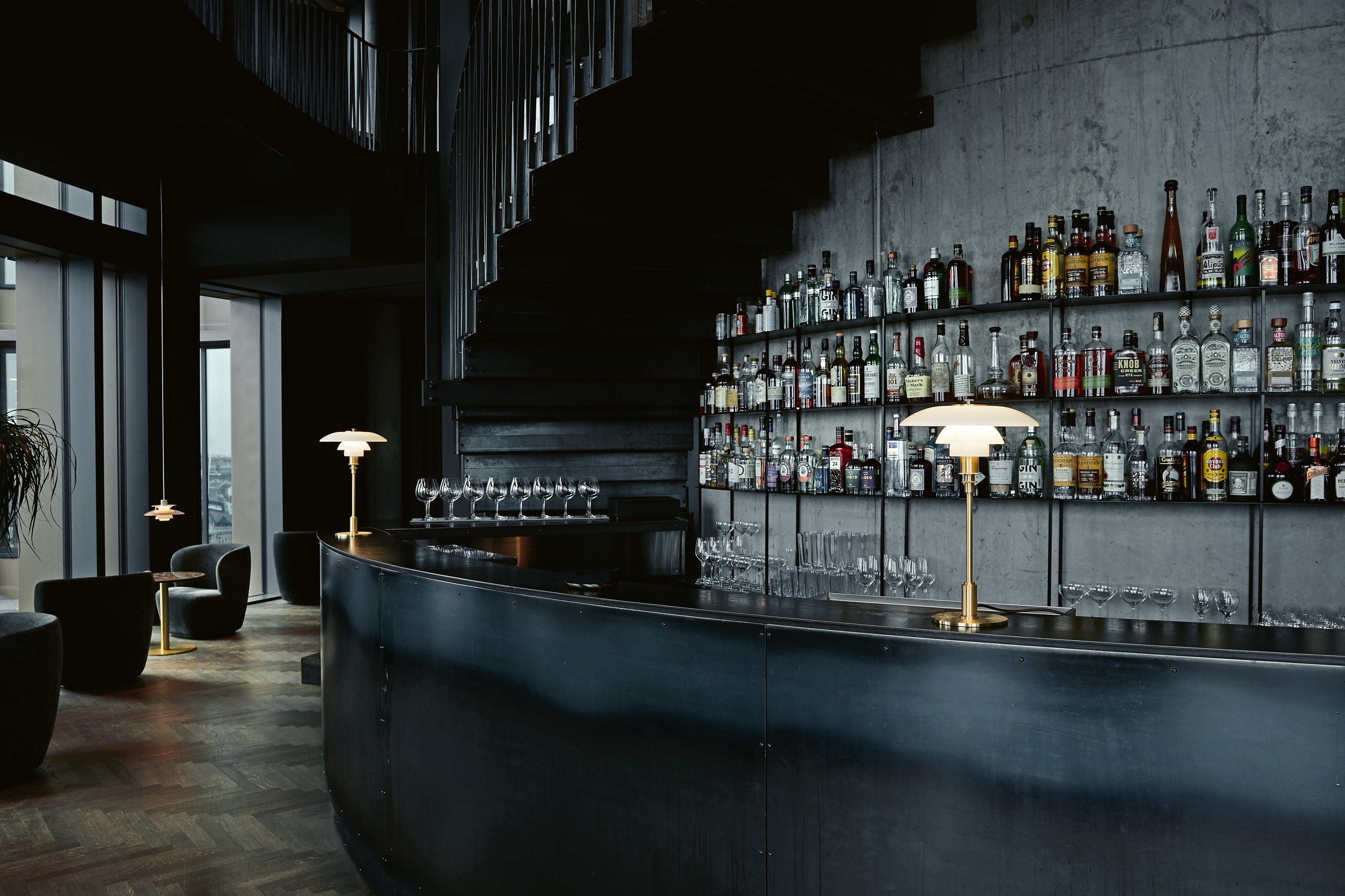 Настольная лампа из опалового стекла Ph PH 3/2 ARCH-00012850 - Вид №3