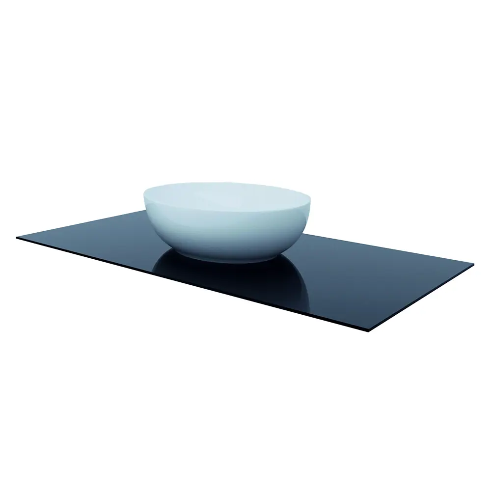 Полка для опоры Ferro 60 см стекло цвет чёрный Santreyd STLM-2162580 - Вид №4