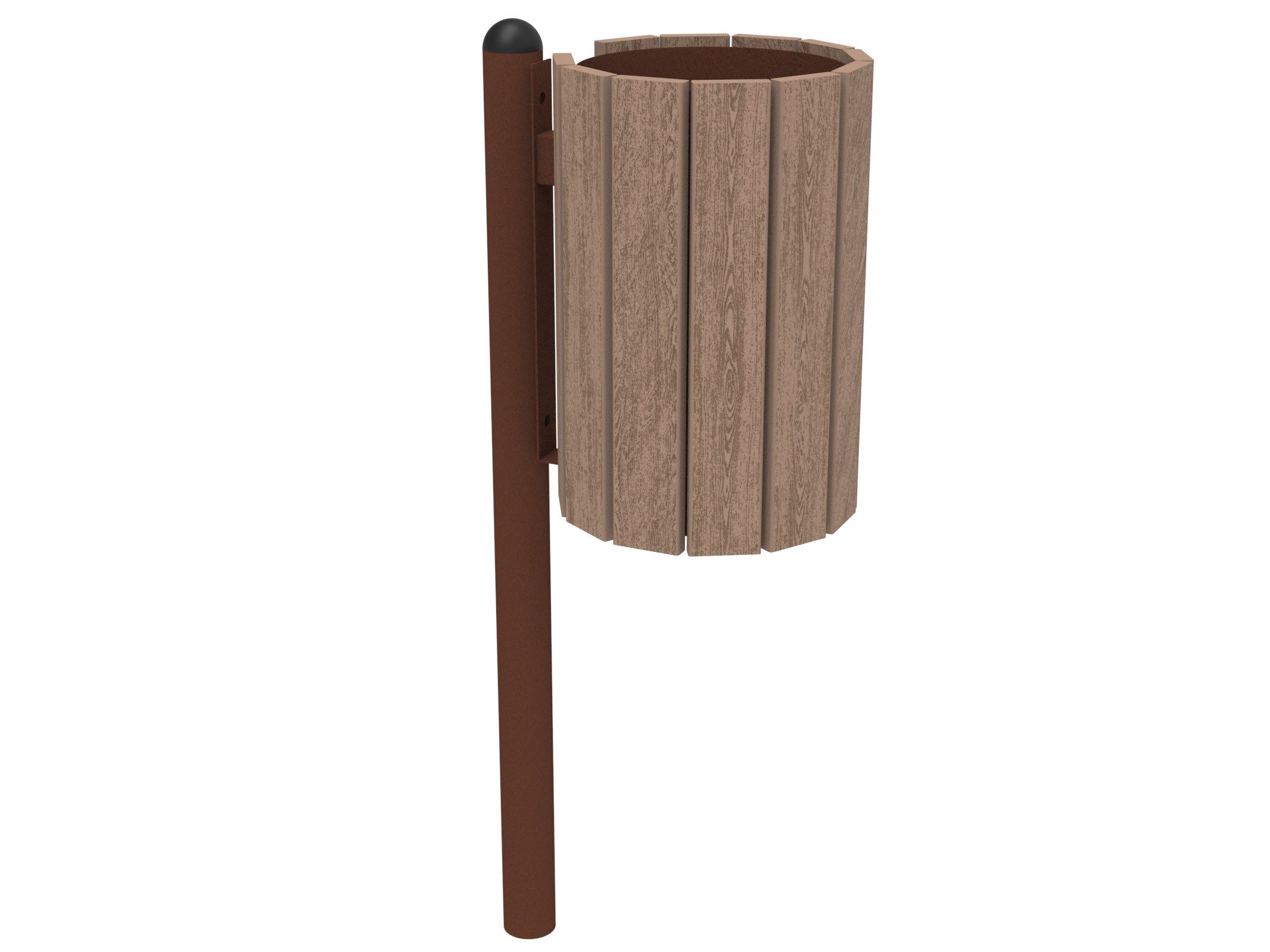 Открытый WPC держатель для мусора Lazzari Mediterraneo ARCH-00144732 - Вид №9