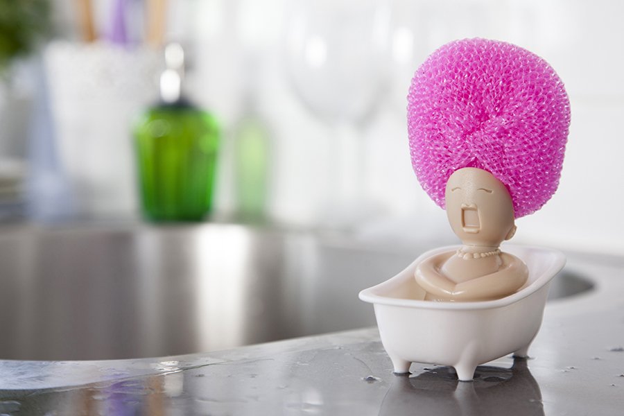 Держатель для кухонного скребка бежевый Soap Opera PELEG DESIGN ДИЗАЙНЕРСКИЕ 00-3871463 Бежевый;белый;коричневый  - Вид №12