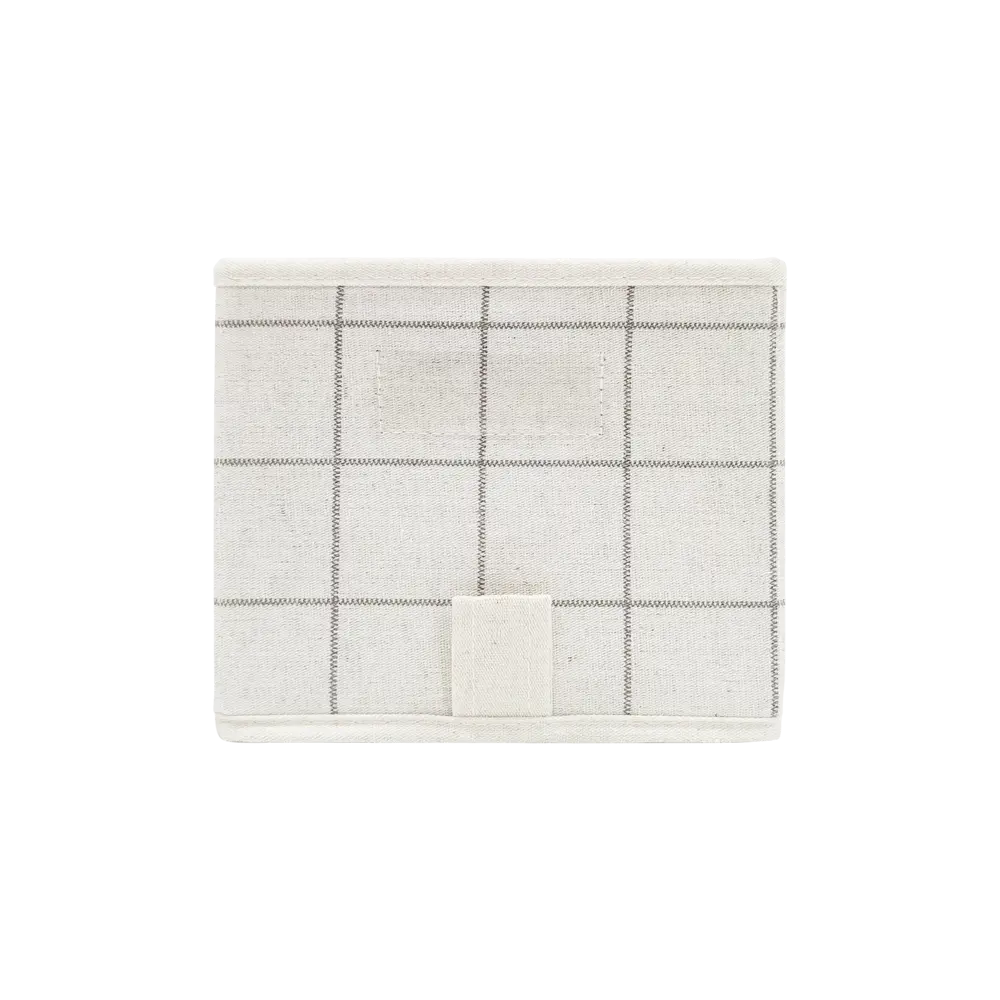 Коробка для хранения без крышки KONSENSA 17.5x38.5x16 см полиэстер цвет белый STLM-2121095 - Вид №2