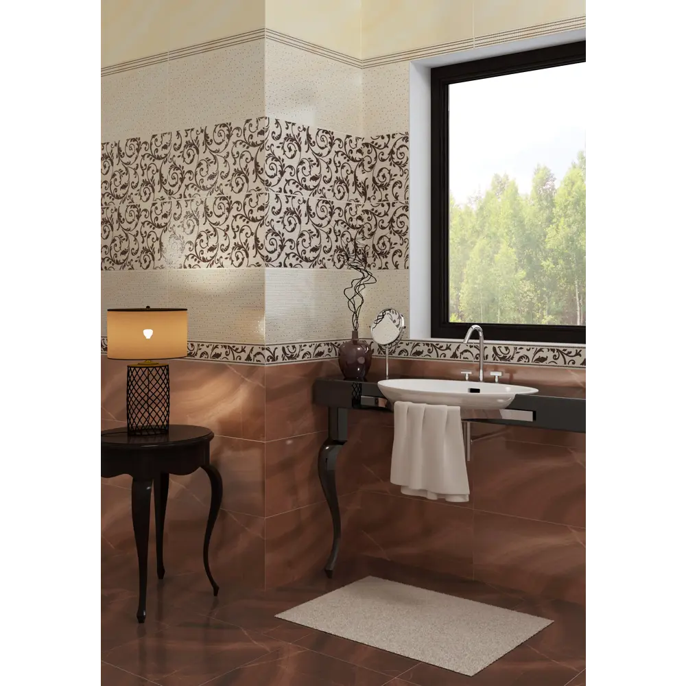 Плитка облицовочная «Неаполь» 30x60 см 1.62 м² цвет коричневый AXIMA STLM-2191343 - Вид №3