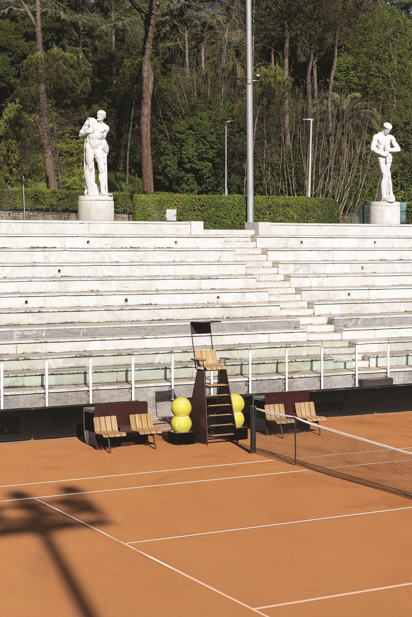 Алюминиевая и деревянная скамья со спинкой Ethimo Ace ARCH-00122616 - Вид №10