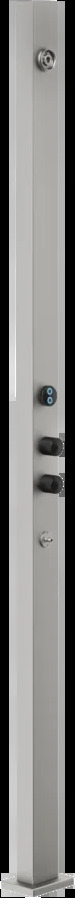 Душевая колонка 63233 239 Gessi Outdoor ПОЧИЩЕННАЯ ЩЕТКОЙ СТАЛЬ